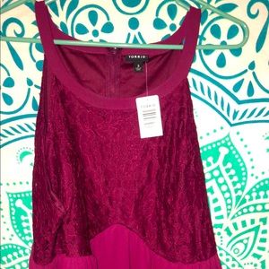 Maroon NWT torrid top